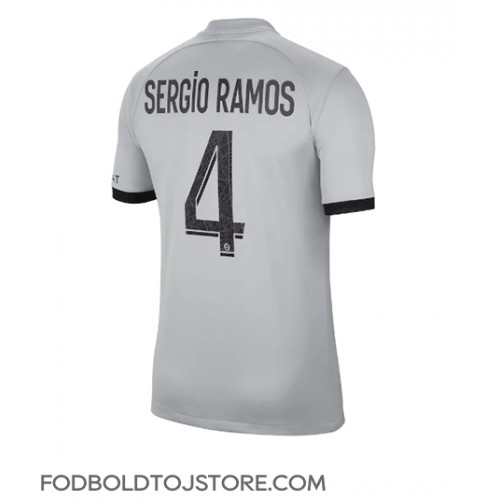 Paris Saint-Germain Sergio Ramos #4 Udebanetrøje 2022-23 Kortærmet